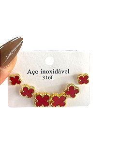 KIT DE BRINCO AB 9 - DOURADO(VERMELHA)