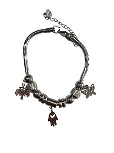 Pulseira Inspiração Pandora - PRATA| V14