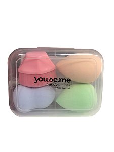 Kit de 3 Esponjinha Com Pincel Mágico Cor Aleatória - YOUSE ME