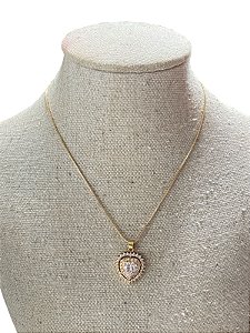 Colar Folheado  Dourado - AK22