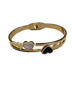 Bracelete Dourado Coração - P52