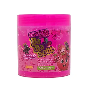 Gelatina Capilar Cheirinho de Tutti Frutti Soul Cosmeticos 500g