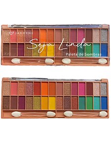 Paleta de Sombras - Seja Linda 28 cores - Jasmyne