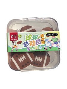 Kit de Borracha Escolar 10 unidades - Bola de Beisebol