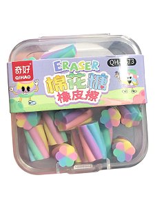 Kit de Borracha Escolar 20 unidades - Marshmallow
