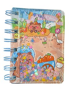 Mini Caderno - Capivara Abóbora