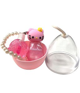 Duo de Gloss Com Chaveiro | Rosa Claro- Hello Kitty