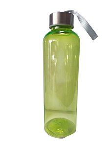 Garrafa de Plástico com Tampa Cinza - 550ML