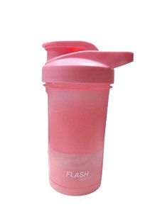 Coqueteleira Flash Sport 650ML - Rosa