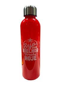 Garrafa- Seja sua melhor versão Hoje | Vermelha - 650ml