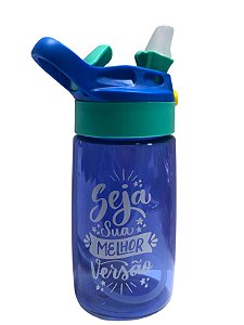 Garrafa Seja Sua Melhor versão  - 450ML - AZUL
