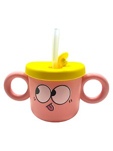 Copo infantil- carinha | Rosa  250ml
