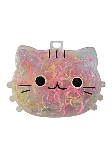 Liguinhas Gatinho - Tons pastéis com Transparente