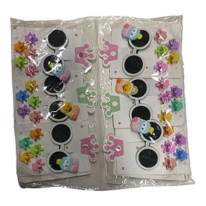Pacote com 12 Cartelas de Presilhas - M2