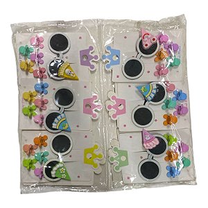 Pacote com 12 Cartelas de Presilhas - M5