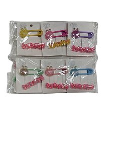 Pacote com 12 Cartelas de Presilhas - M7