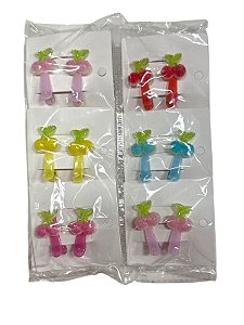 Pacote com 12 Cartelas de Presilhas - M21