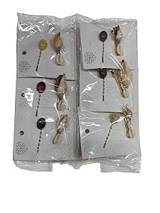Pacote com 12 Cartelas de Presilhas - M36