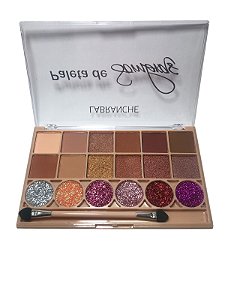Paleta de Sombra + Glitter 18 Cores COR B - Labranche