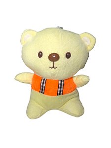 Pelúcia  - Ursinho com roupa Laranja