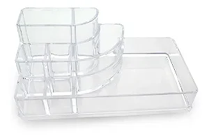 Bandeja Organizadora Acrílico - Platina