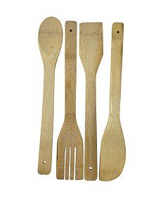 Kit de Bamboo - 4 Peças