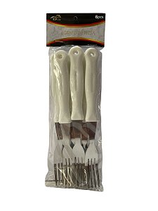 Kit Garfo 6 Peças - Branco