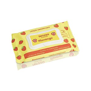 Lenço Umedecido - Morango - Fenzza