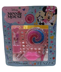 Paleta de Batom e Brilho - Minnie - Fenzza 043