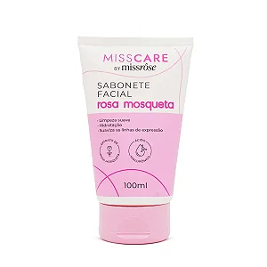 Sabonete Facial Rosa Mosqueta 100ml - Miss Rôse