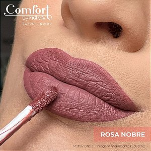 Batom Matte Comfot Mahav - Rosa Nobre