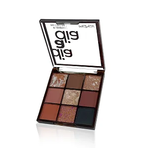 Paleta de Sombras 9 Cores Dia a Dia Cor 3 - Mahav