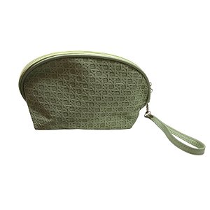 Necessaire Oval | Texturizada - Verde Agua