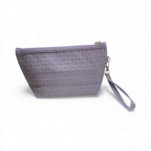 Necessaire Retangular | Texturizada - Roxa