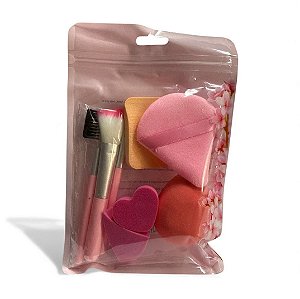 Kit de 5 Esponjas e Pinceis