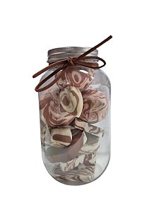 Latinha com 12 Esponjas - Marrom