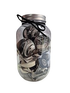 Latinha com 12 Esponjas - Preta