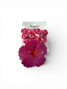 KIT DE CABELO M10 - ROSA ESCURO