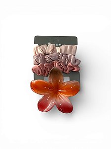 KIT DE CABELO M13 - VERMELHO COM LARANJA