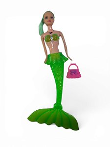 Boneca Sereia - Verde