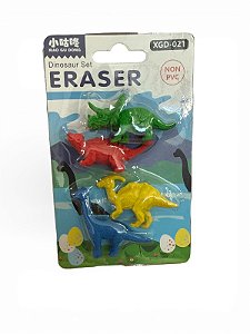 Kit de Borracha - Dino Azul