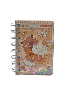Mini Caderno - Capivara Com Chopp