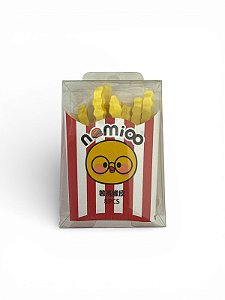 Kit de Borracha Batata Frita | Vermelha - 8 unidades