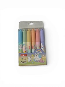 Kit de Marca Texto 6 Unidades | NO.3052