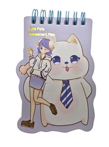 Mini Caderno - Menina Lilás