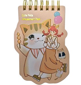 Mini Caderno - Menina Laranja