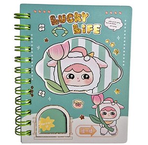 Mini Caderno Lucky Life - Verde