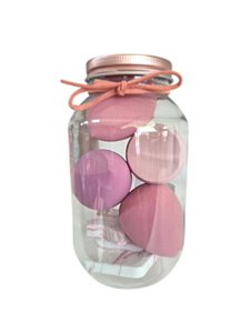 Latinha com 7 Esponjas - Rosê