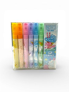 Kit Marca Texto 6 Unidades - No.966