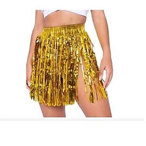Saia de Fita Metalizada - Dourada